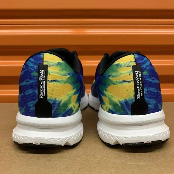 Brooks Launch Rock N Roll Tie Dye Multi-Color Men's Shoes Sz